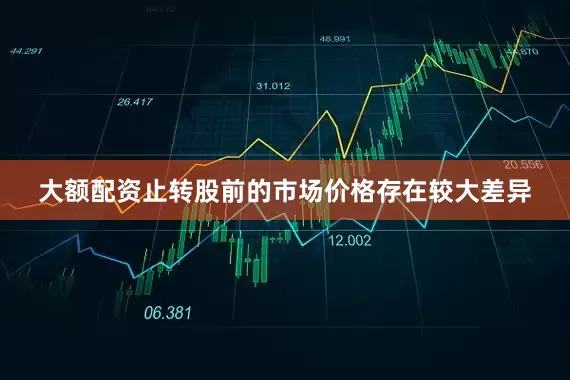 大额配资止转股前的市场价格存在较大差异